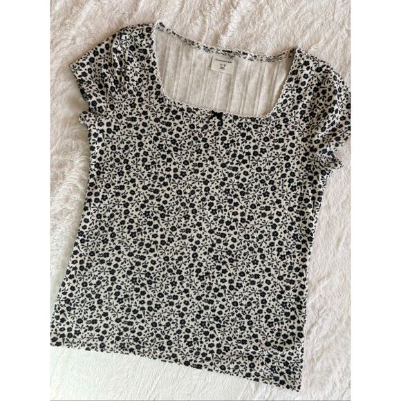 Abercrombie kids girls square neck tee size 11/12 - Picture 2 of 5